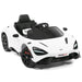 McLaren 765LT 12V Kids Ride-On Car with R/C Parental Remote | White - The Little Big Store