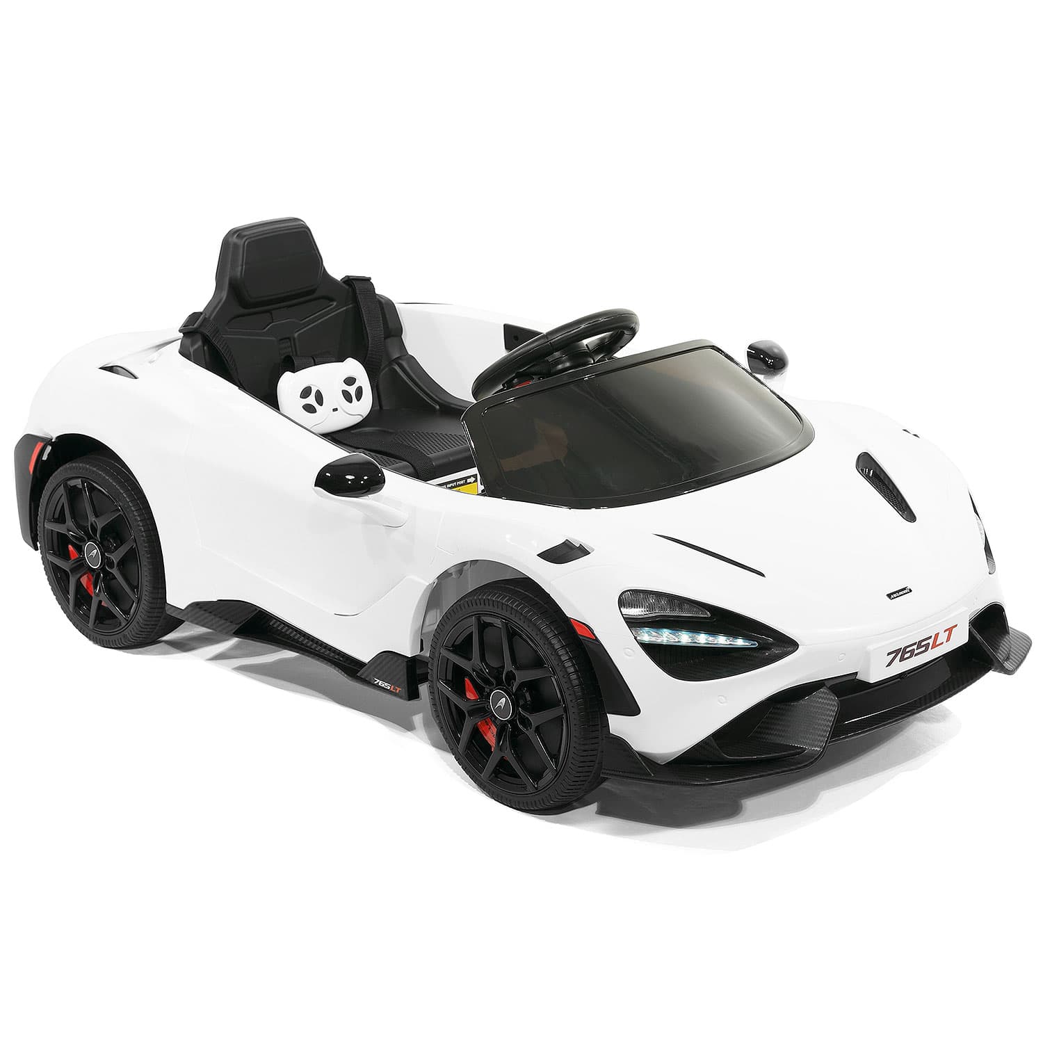McLaren 765LT 12V Kids Ride-On Car with R/C Parental Remote | White - The Little Big Store