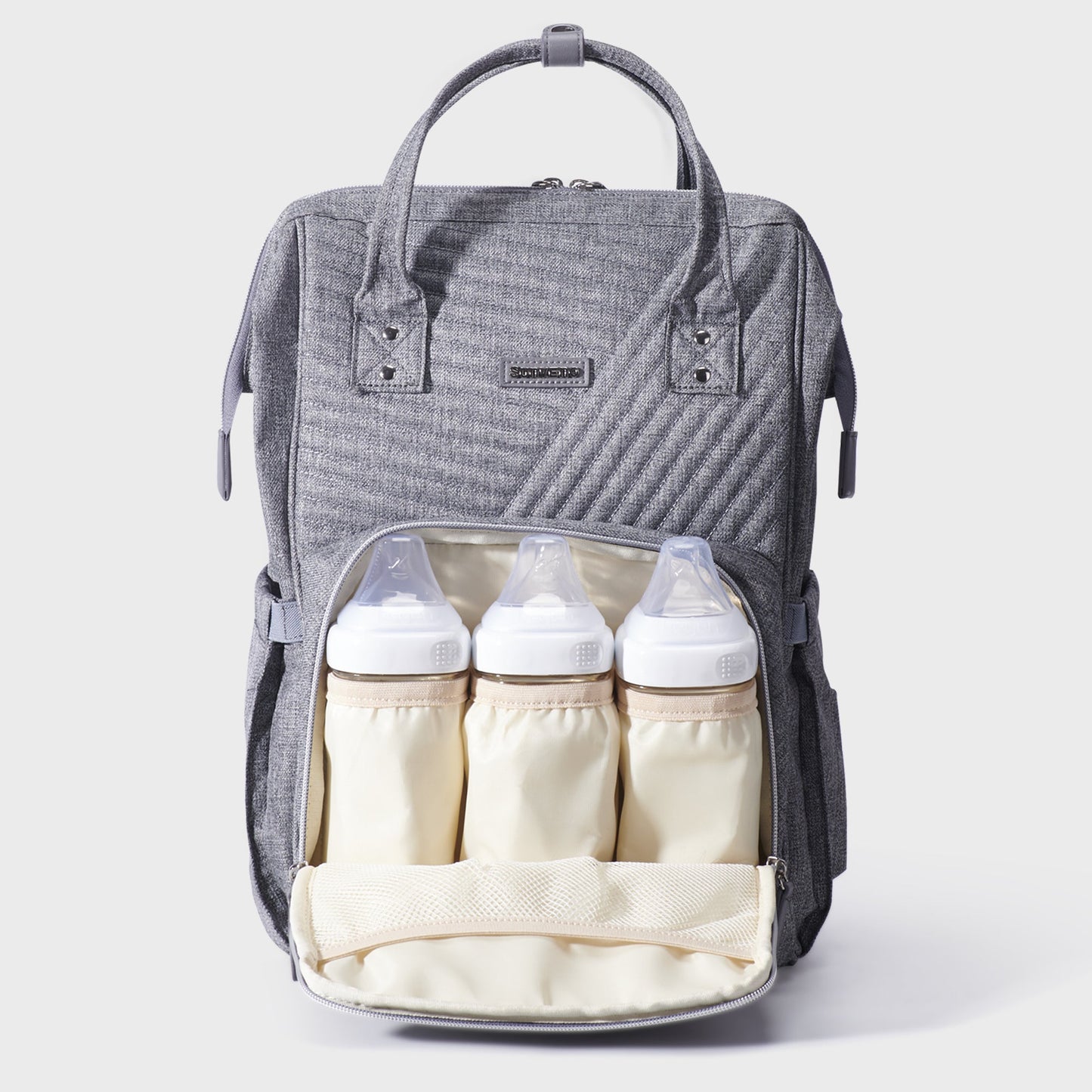 π LuxeQuilt Quilted Diaper Bag Backpack πΌ β Elegant, Spacious & Durable Baby Bag for Trendy Parents