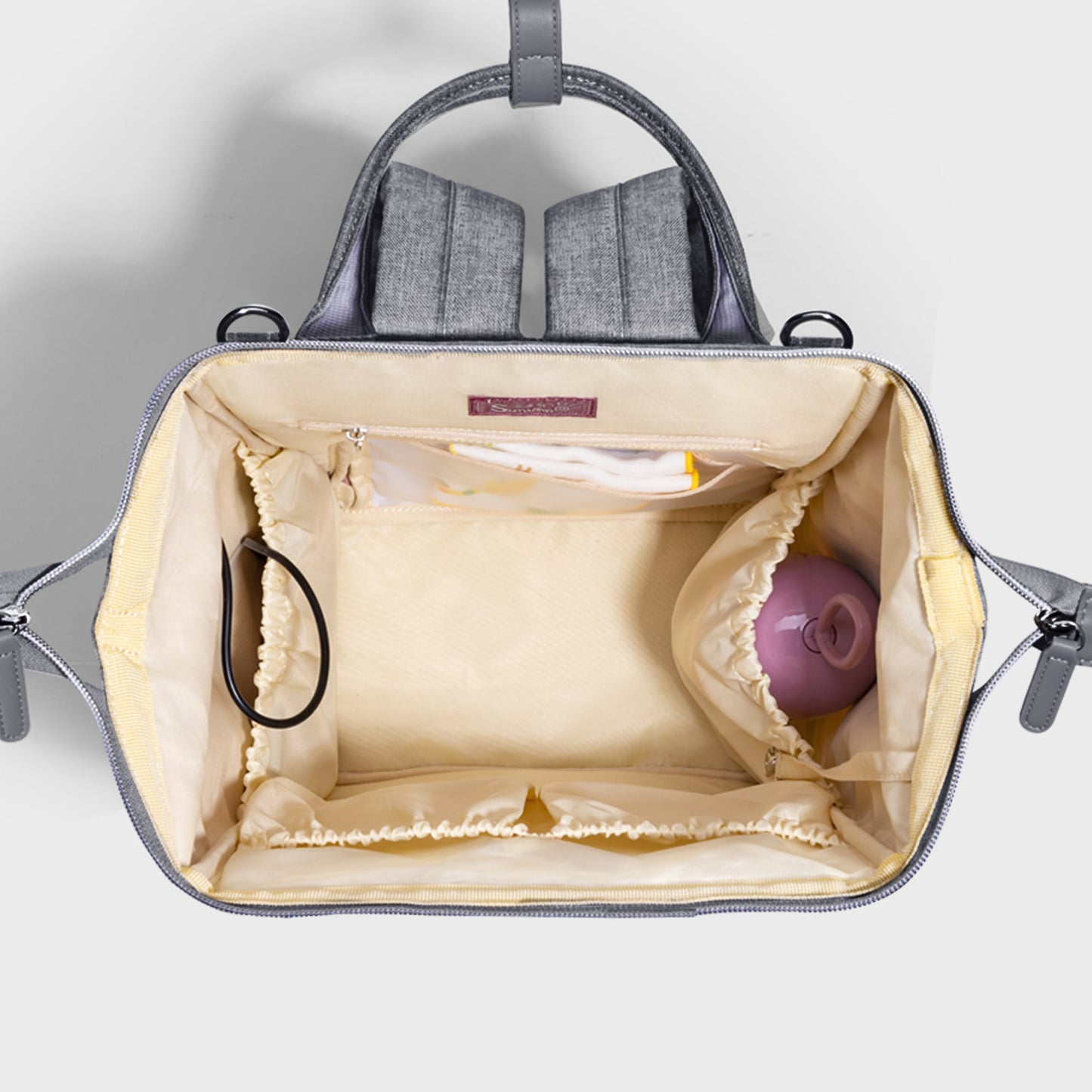 π LuxeQuilt Quilted Diaper Bag Backpack πΌ β Elegant, Spacious & Durable Baby Bag for Trendy Parents
