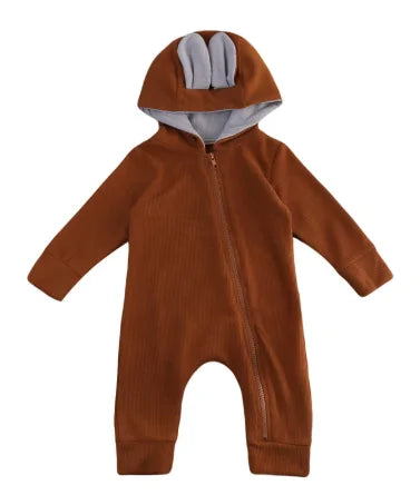 Baby Deer Hooded Jumpsuit - The Little Big Store