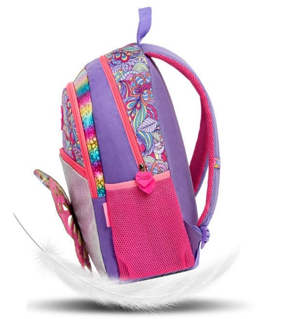 Rainbow Butterfly Bliss: 3D Colorful Kids' Backpack for Girls! ππ¦π