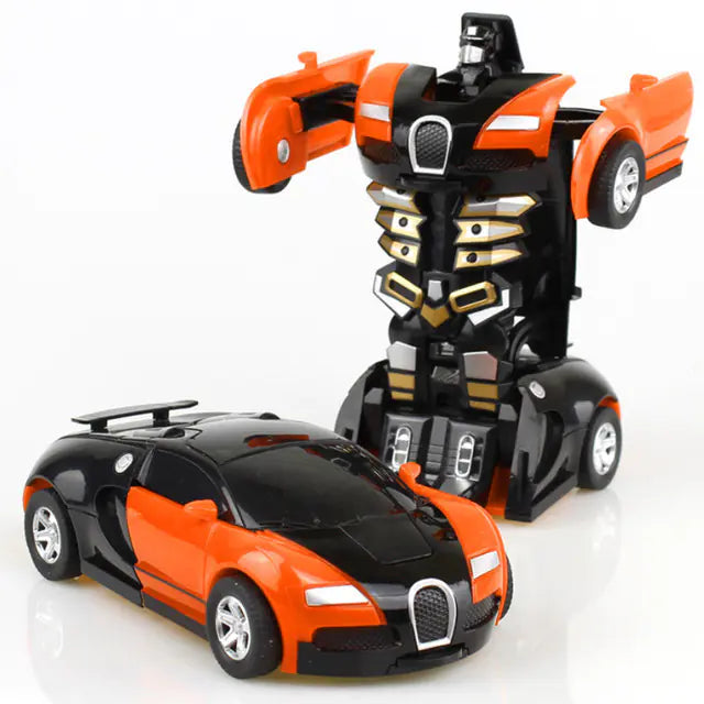 ππ€ Car Robot Transforming Plastic Model Toy β 2-in-1 Vehicle & Action Figure