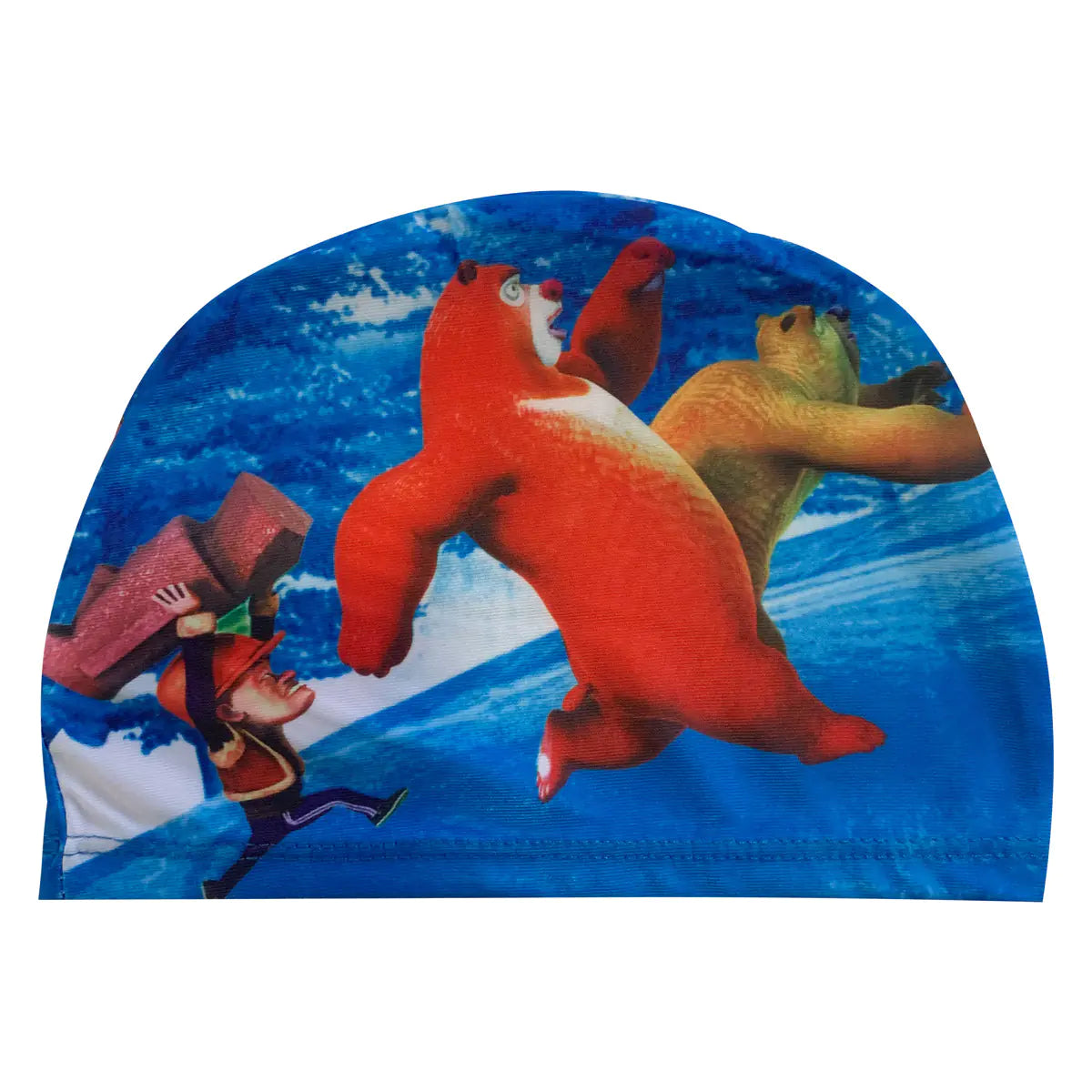 "🐬 AquaBuddies™ Swim Cap – 🧒💦 Comfy Fit for Short & Long Hair | Cute Cartoon Fun! 🎨 "