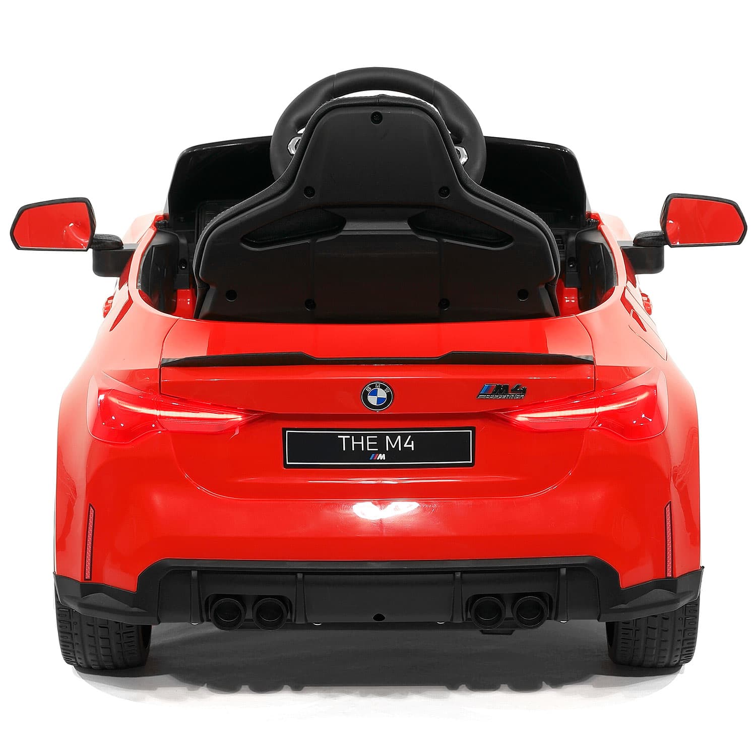 BMW M4 12V Kids Ride-On Car with R/C Parental Remote | Red - The Little Big Store