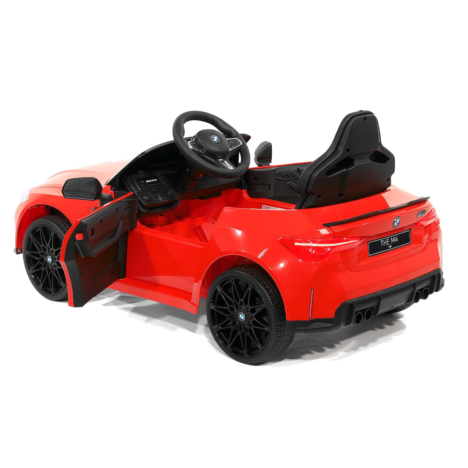 BMW M4 12V Kids Ride-On Car with R/C Parental Remote | Red - The Little Big Store