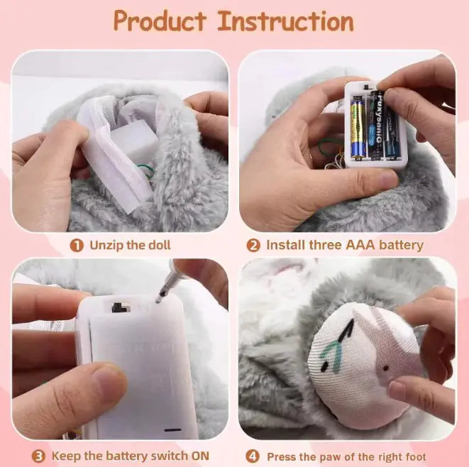 Rabbit Sensory Plush Toy - The Little Big Store