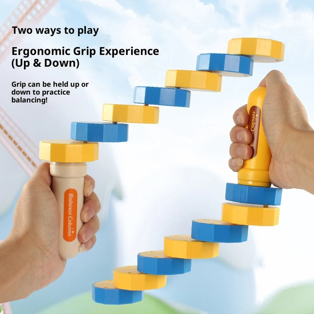 BalanceBuddy™ Wooden Stacking Game