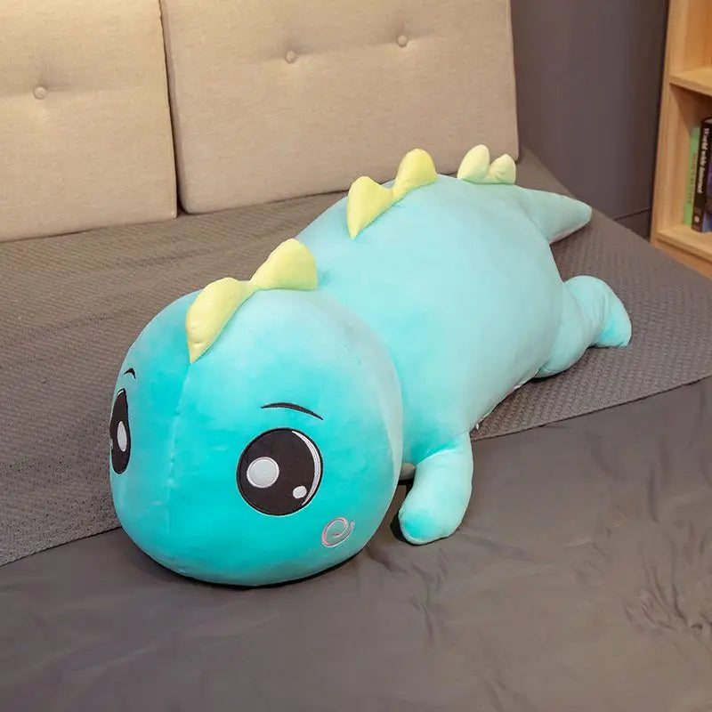 Roar into Cuddly Adventures with Our Giant Big Eyes Dinosaur Plush Toy!