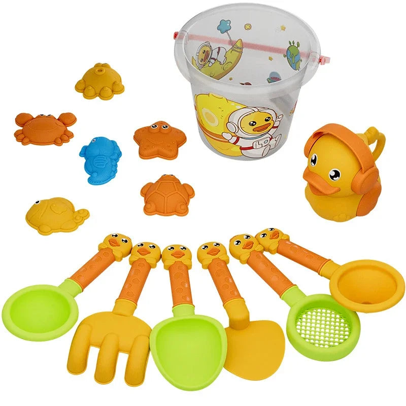 Beach Box Set: Children's Sand and Water Toy Kit for Summer Fun