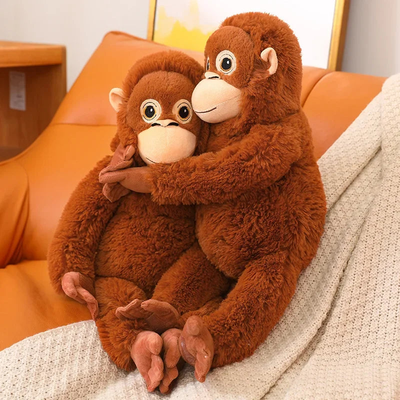 66cm Giant Gorilla Plush Toy – Soft Stuffed Monkey & Chimpanzee Animal Plush Doll for Kids, Gifts & Room Décor
