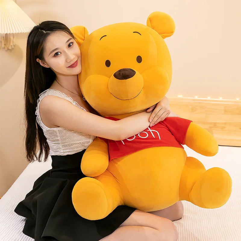 22-60cm Disney Winnie The Pooh Plush Toys Cute Large Stuffed Toys Cartoon Stuffed Anime Plushie Big Bear Doll Kid for Gifts