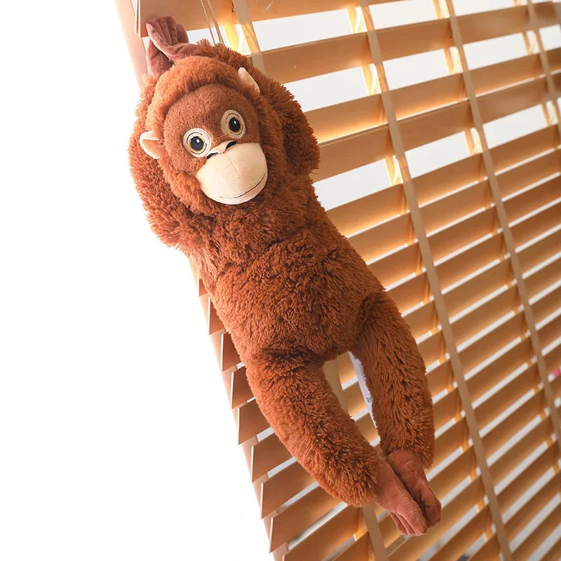 66cm Giant Gorilla Plush Toy – Soft Stuffed Monkey & Chimpanzee Animal Plush Doll for Kids, Gifts & Room Décor