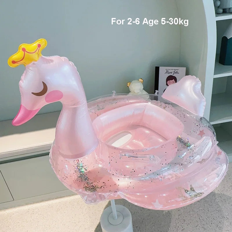 SplashSafe Baby Swim Ring: Inflatable Swimming Seat for Safe and Fun Water Play