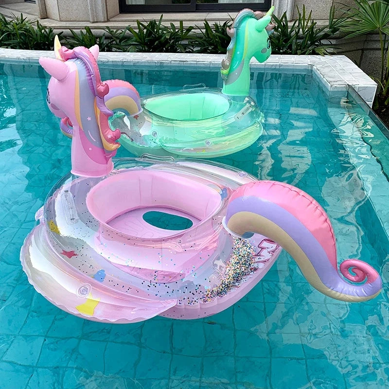 SplashSafe Baby Swim Ring: Inflatable Swimming Seat for Safe and Fun Water Play