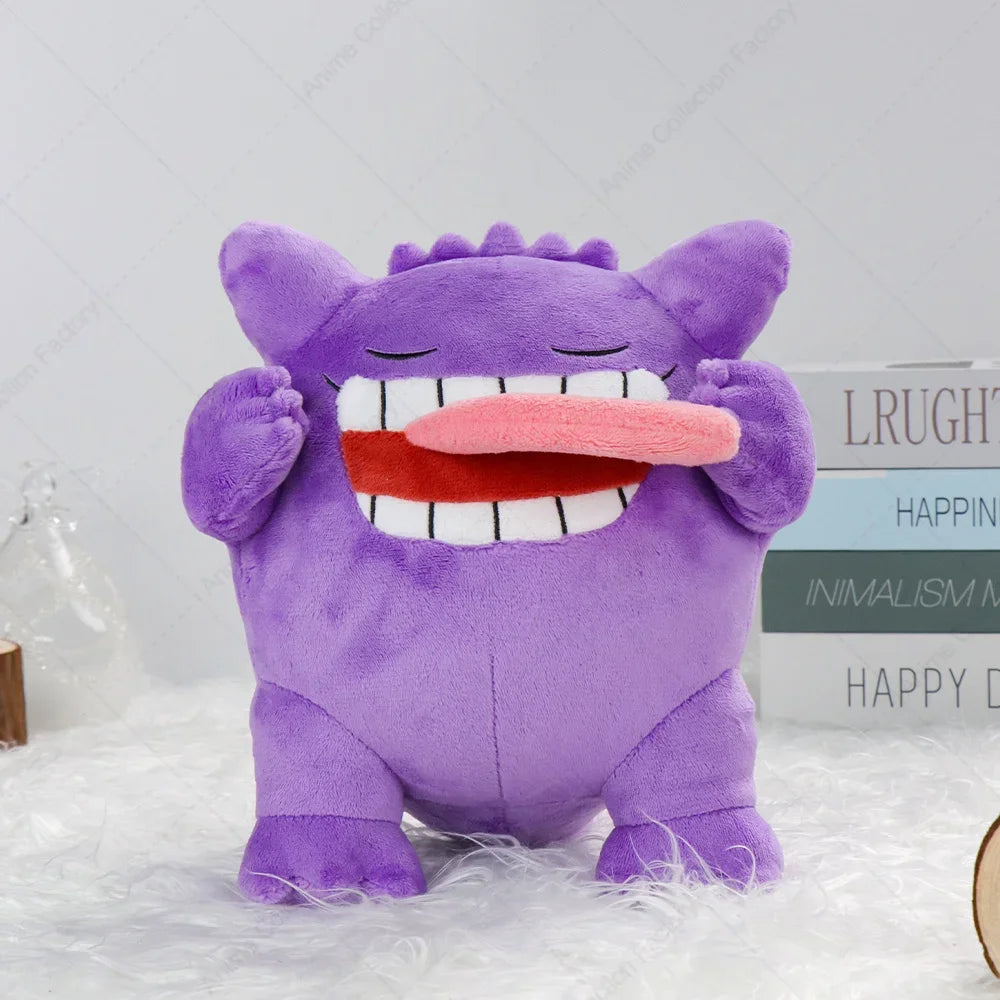 New Pokemon Sleeping Gengar Plush Toys Anime Pocket Monster Mega
