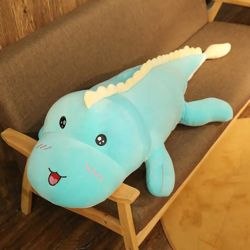 Roar into Cuddly Adventures with Our Giant Big Eyes Dinosaur Plush Toy!