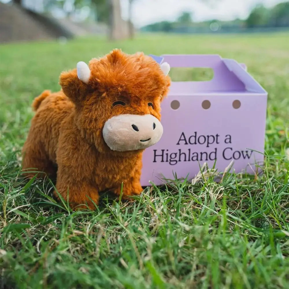 MooHug Highland Cow Plush Toy