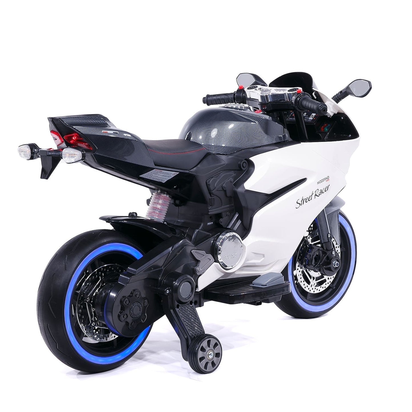 Street Racer 12V Electric Kids Ride-On Motorcycle | Black - The Little Big Store