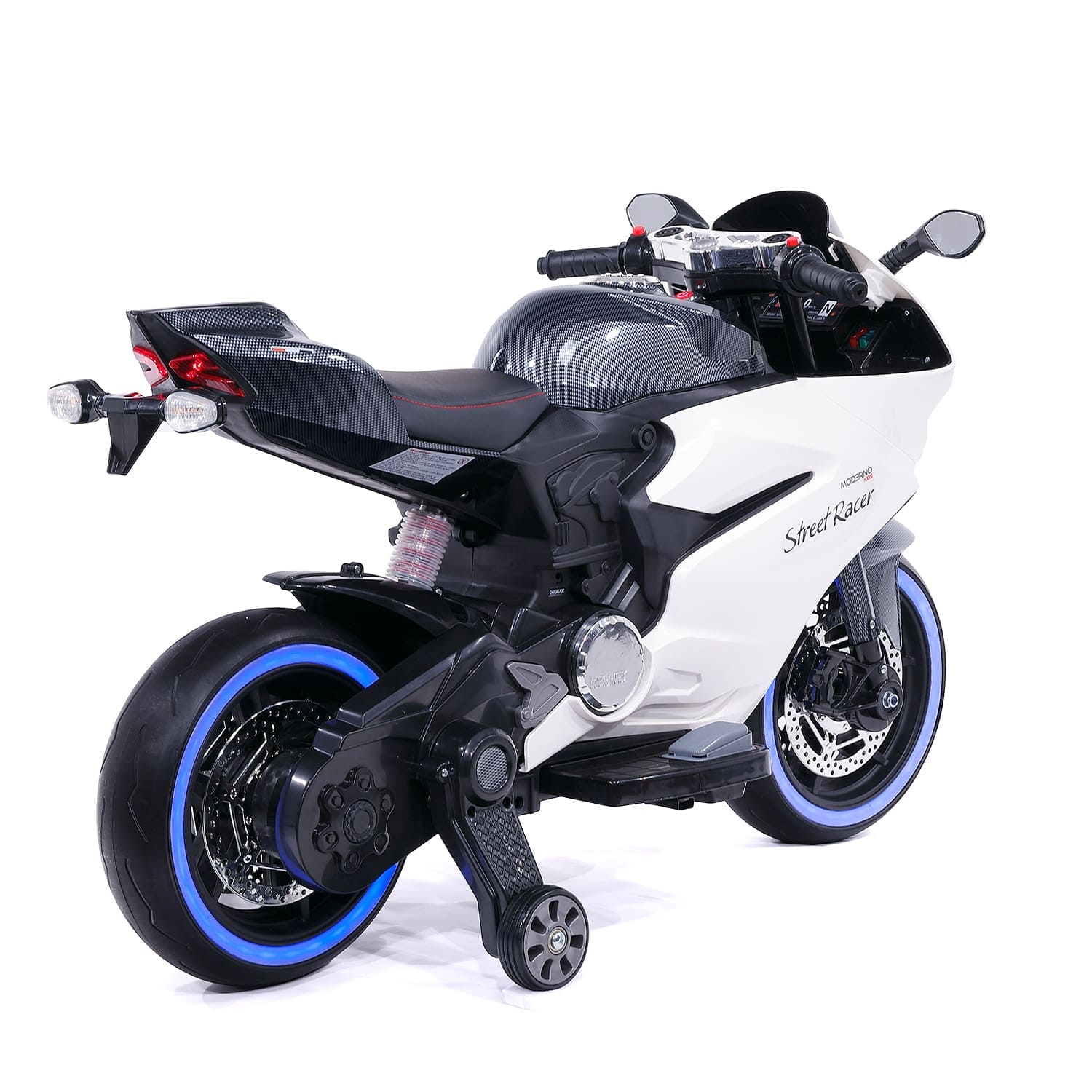 Street Racer 12V Electric Kids Ride-On Motorcycle | Black - The Little Big Store