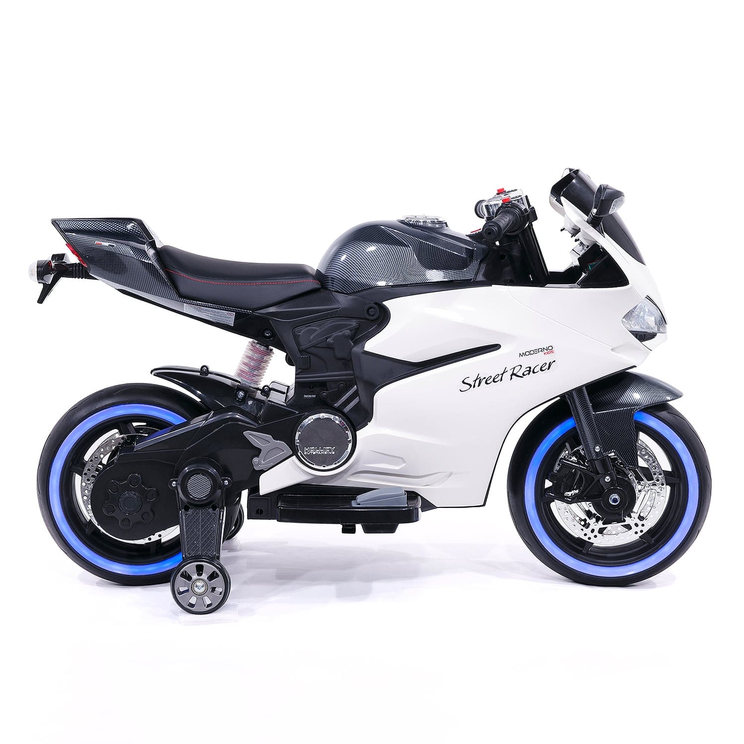 Street Racer 12V Electric Kids Ride-On Motorcycle | Black - The Little Big Store