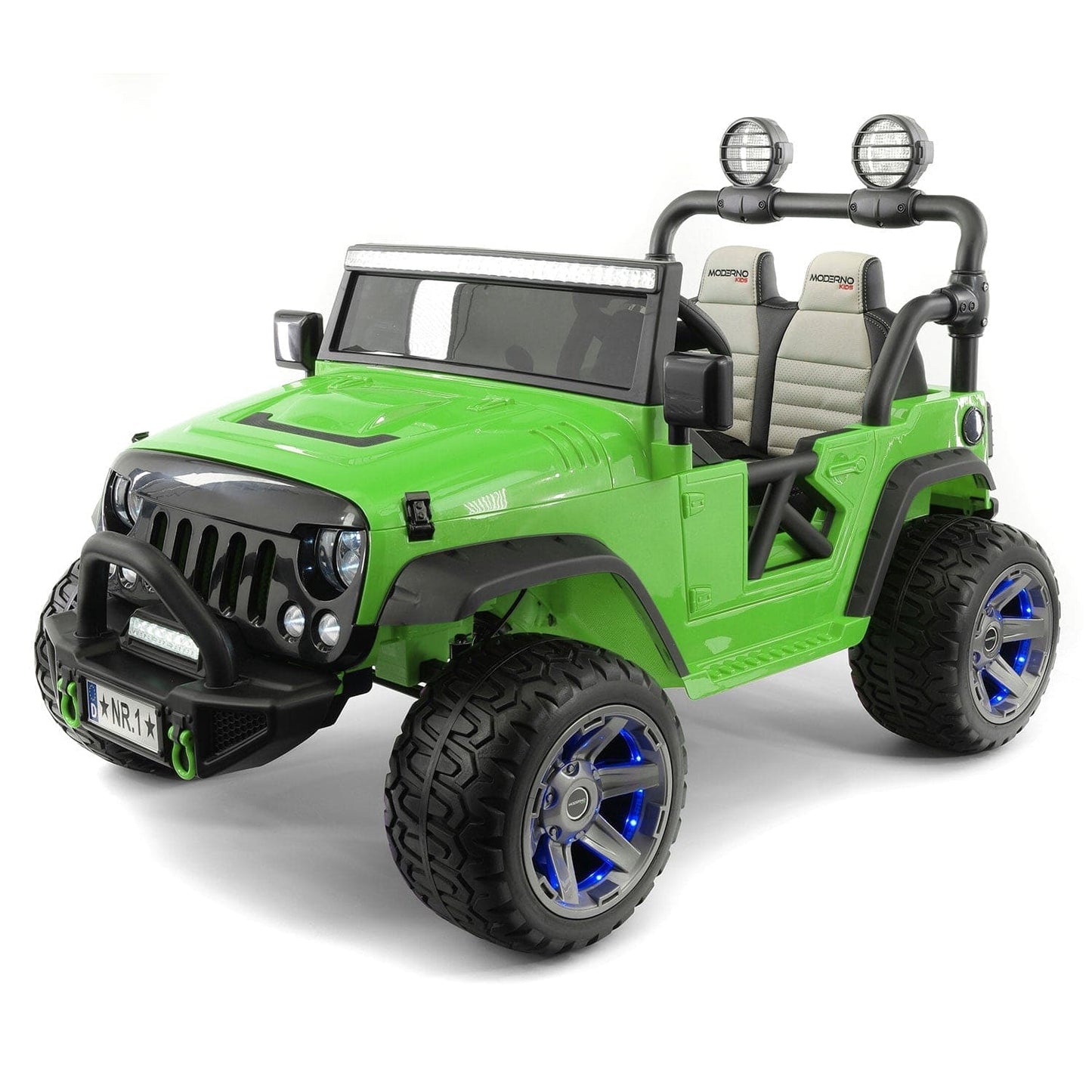 Trail Explorer 24V Kids Ride-On Car Truck with R/C Parental Remote | Green - The Little Big Store