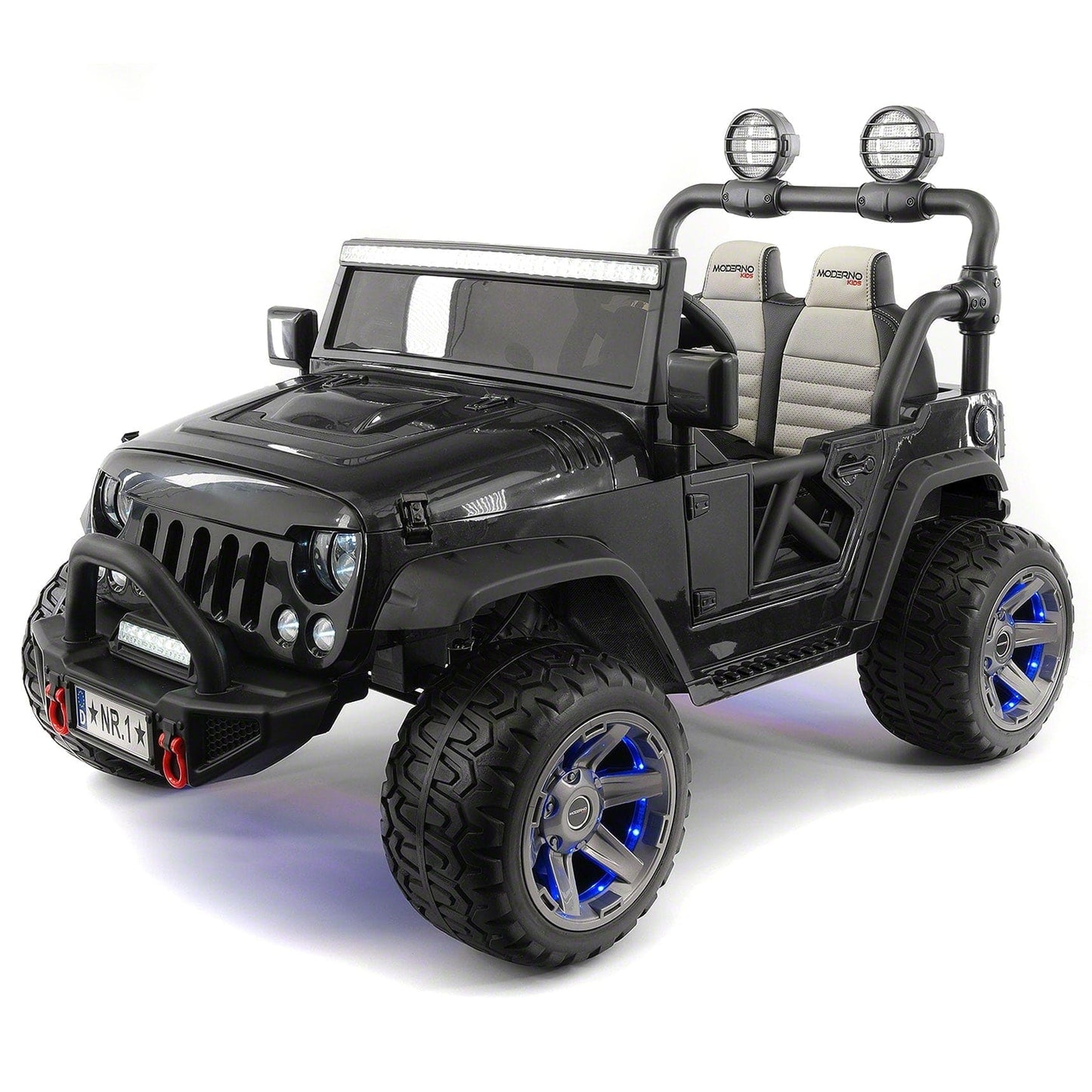 Trail Explorer 24V Kids Ride-On Car Truck with R/C Parental Remote | Black - The Little Big Store