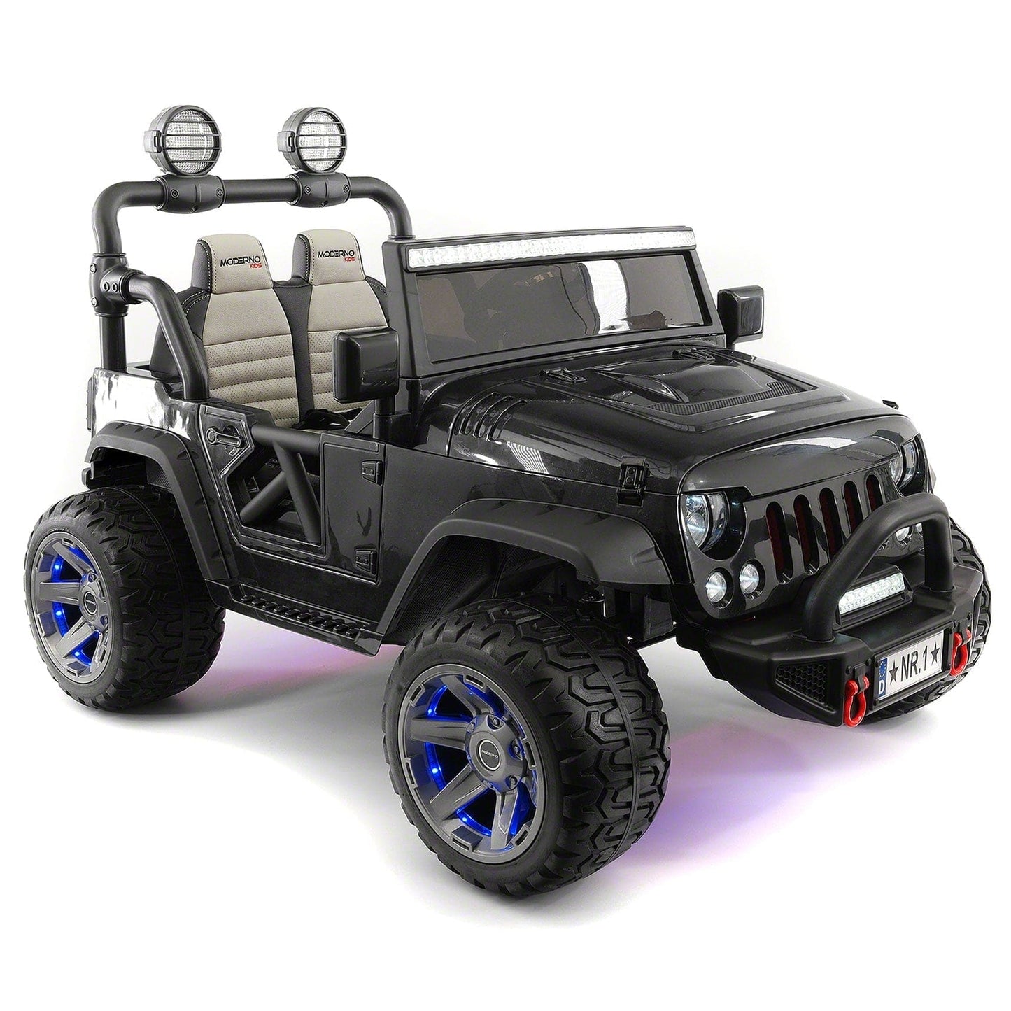 Trail Explorer 24V Kids Ride-On Car Truck with R/C Parental Remote | Black - The Little Big Store