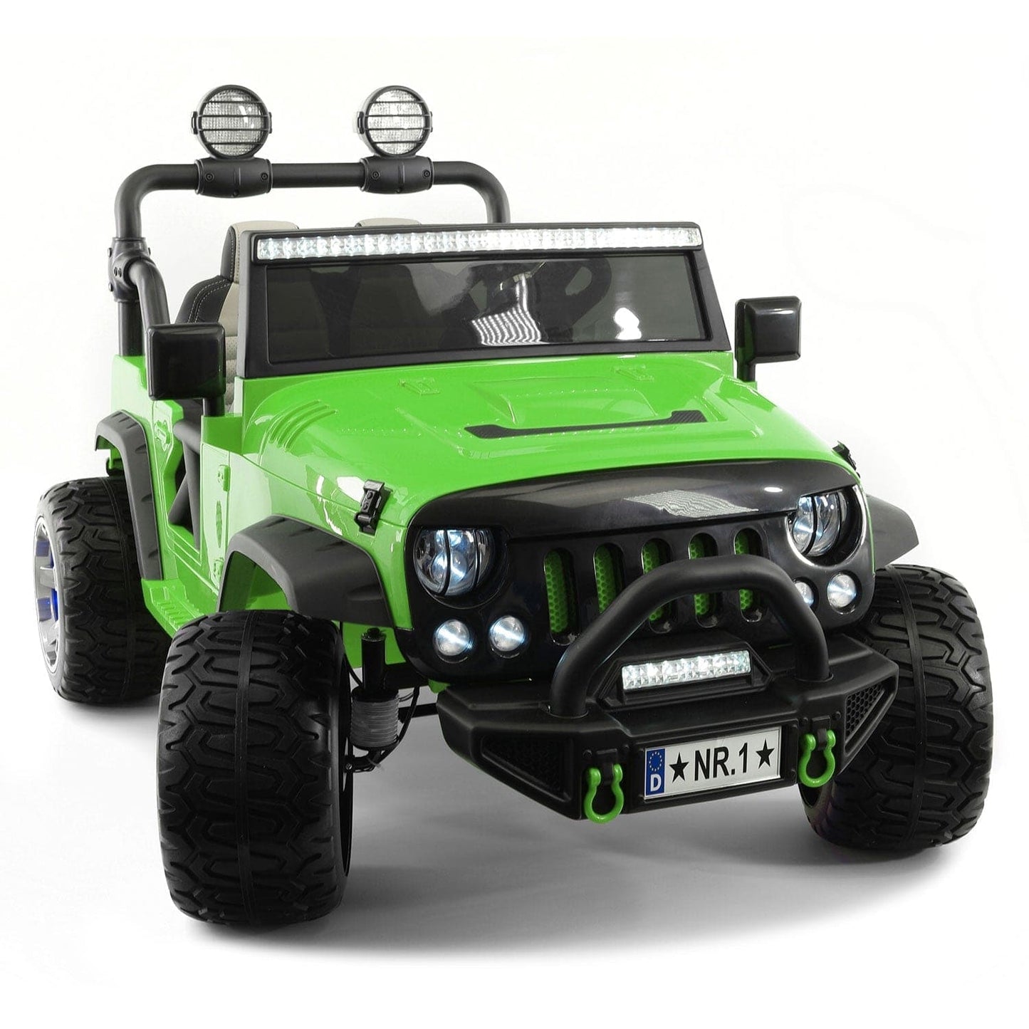 Trail Explorer 24V Kids Ride-On Car Truck with R/C Parental Remote | Green - The Little Big Store