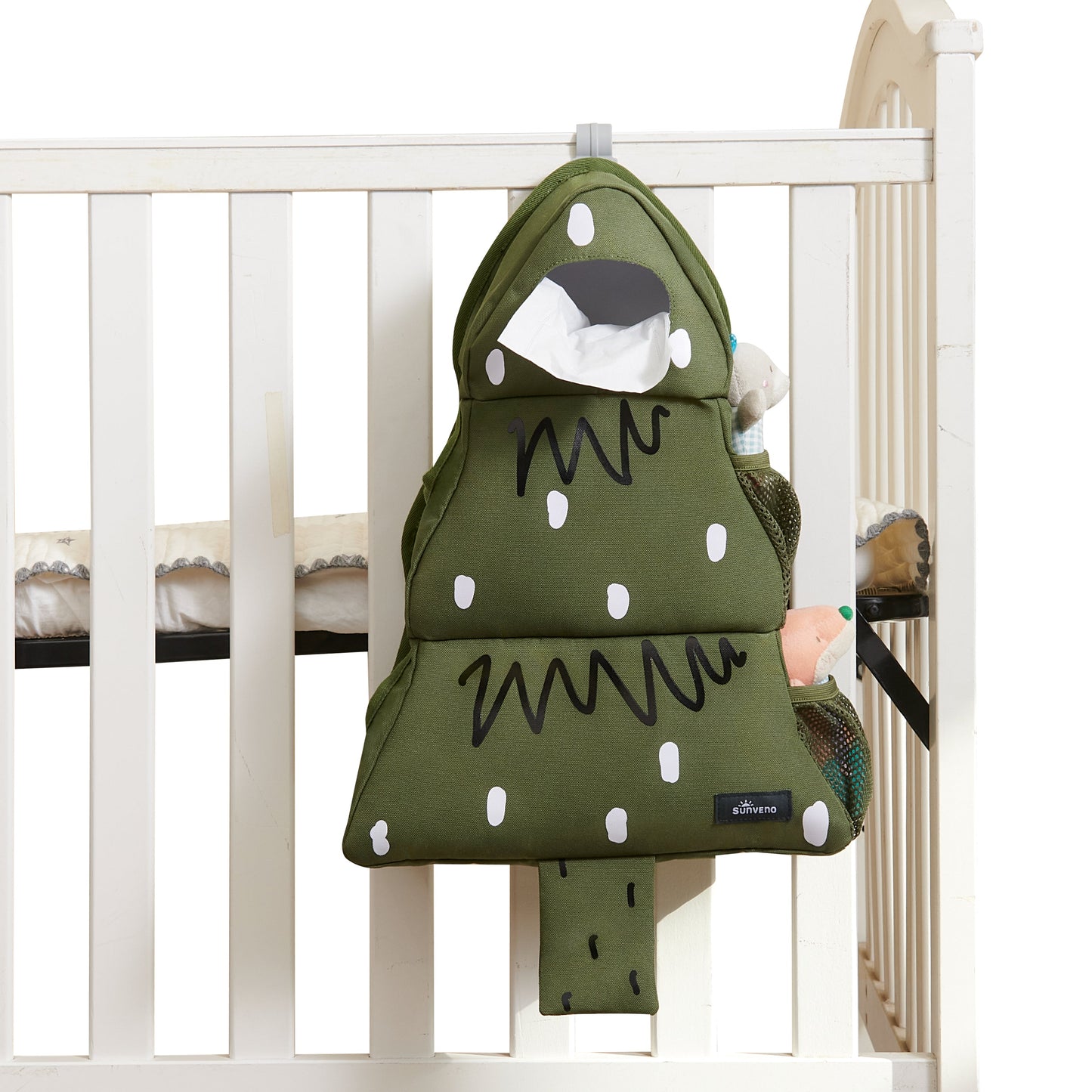 🌲 Forest Friends Hanging Nursery Organizer 🧸 – Cute, Space-Saving Storage for Baby Essentials