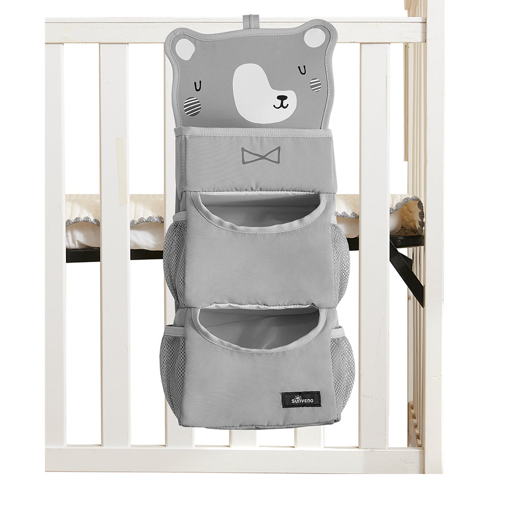 🌲 Forest Friends Hanging Nursery Organizer 🧸 – Cute, Space-Saving Storage for Baby Essentials