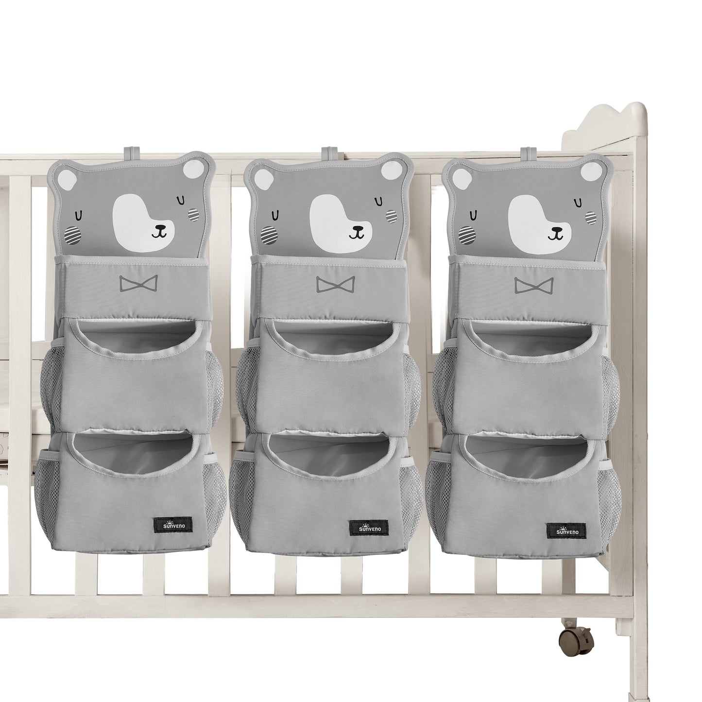 🌲 Forest Friends Hanging Nursery Organizer 🧸 – Cute, Space-Saving Storage for Baby Essentials