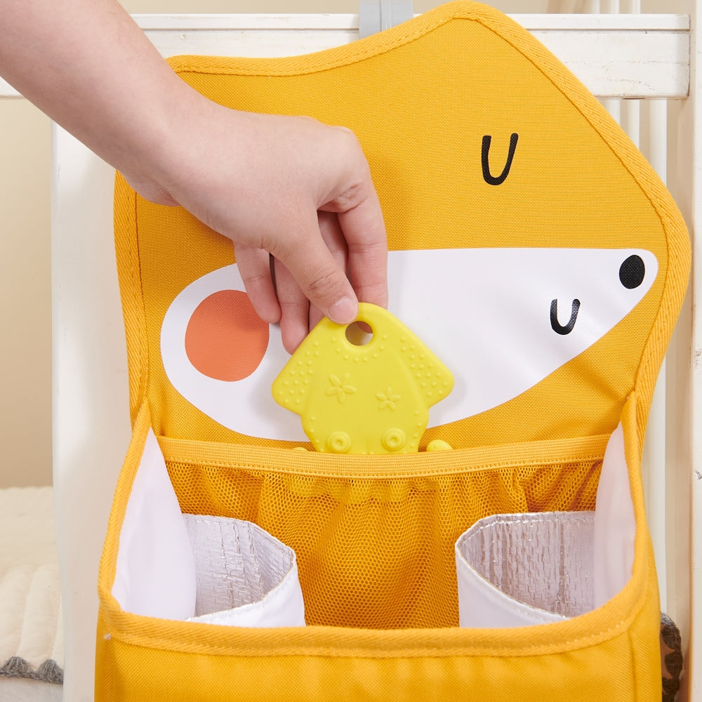 🌲 Forest Friends Hanging Nursery Organizer 🧸 – Cute, Space-Saving Storage for Baby Essentials