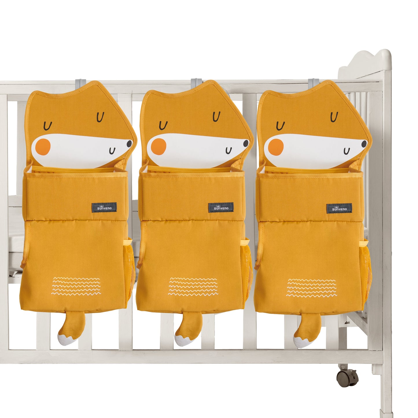 🌲 Forest Friends Hanging Nursery Organizer 🧸 – Cute, Space-Saving Storage for Baby Essentials
