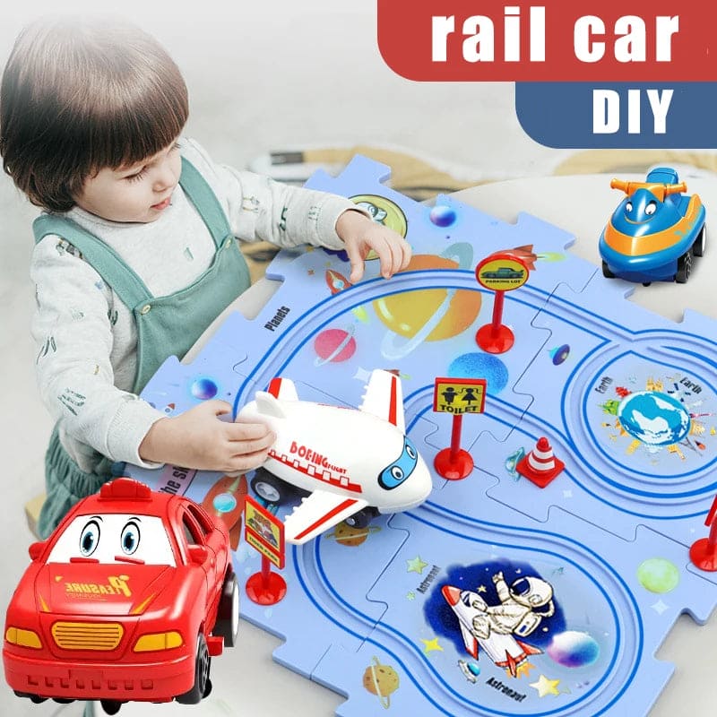 Electric Railroad Speeder Toy For Children