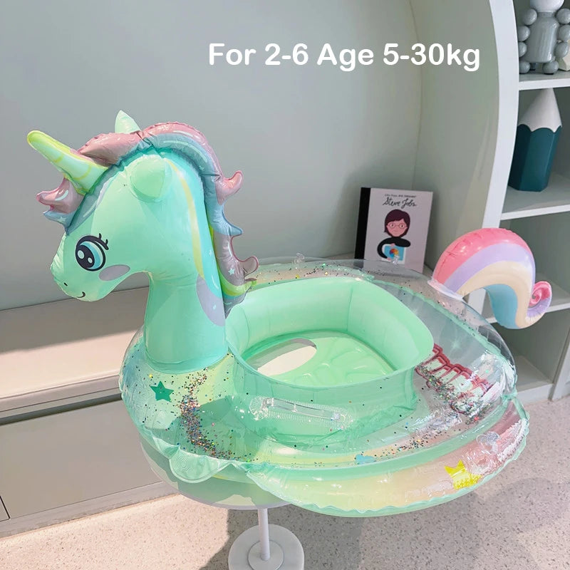 SplashSafe Baby Swim Ring: Inflatable Swimming Seat for Safe and Fun Water Play