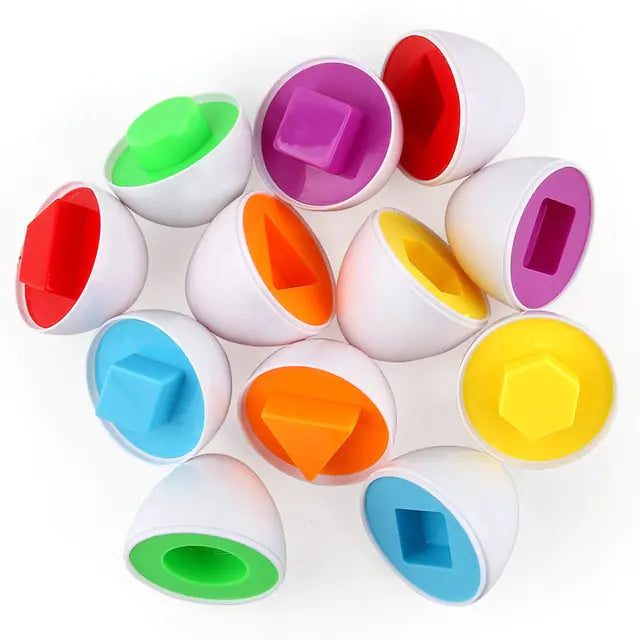 Montessori Geometric Eggs - The Little Big Store
