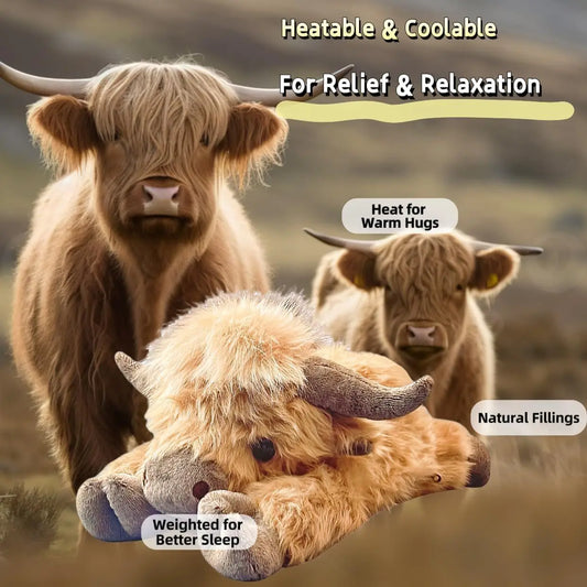 MooHug Highland Cow Plush Toy
