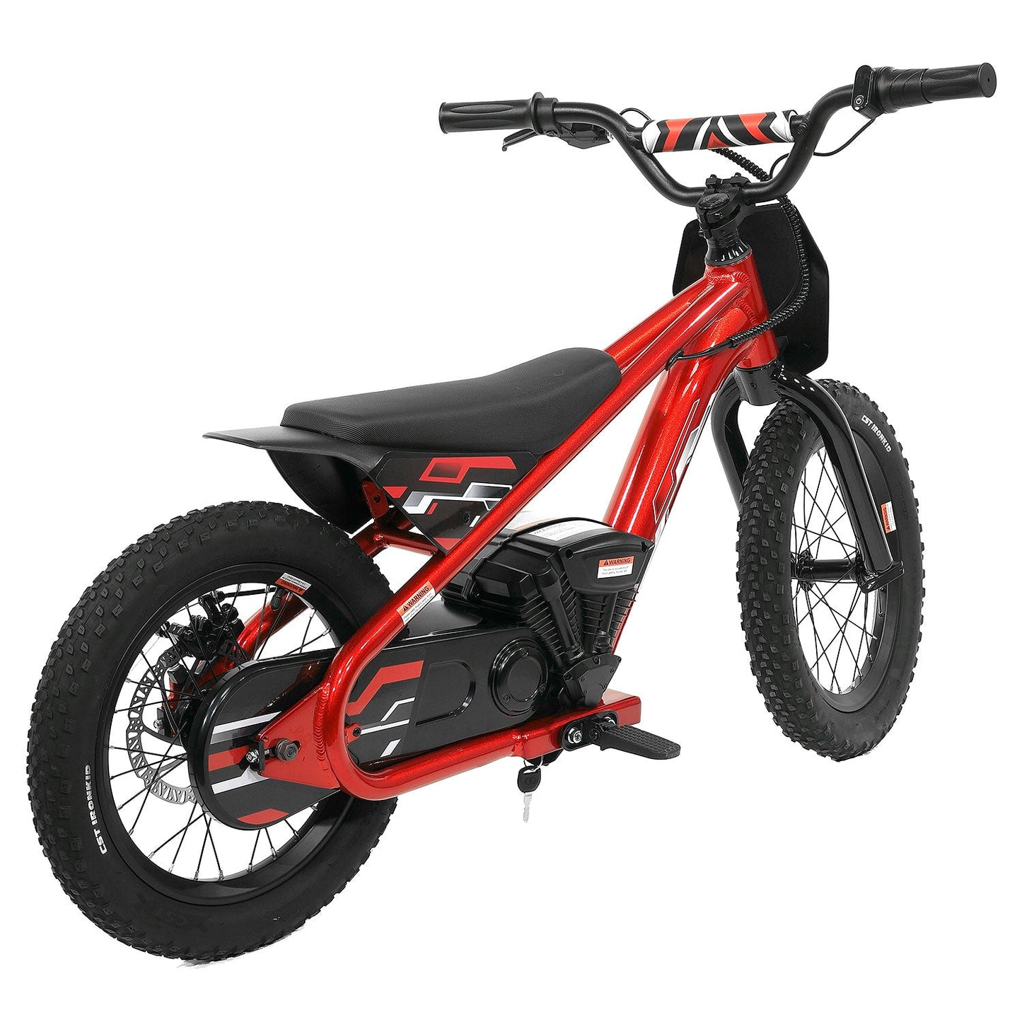 🛴⚡ Big Kids 24V Electric Ride-On Balance Bike Scooter | Red ❤️
