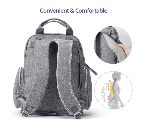 🎒 FlexiNest™ Expandable Diaper Backpack 🍼 – Smart Storage, Stylish Design & Built for On-the-Go Parenting