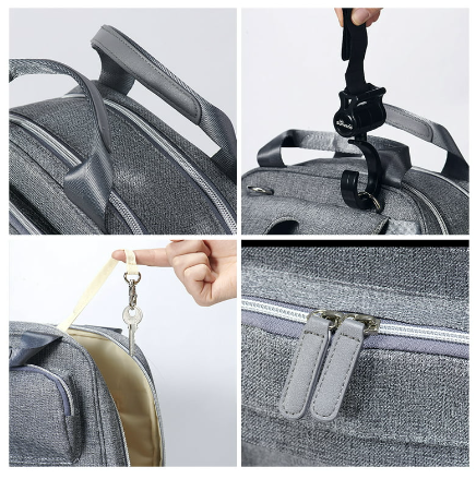 🎒 FlexiNest™ Expandable Diaper Backpack 🍼 – Smart Storage, Stylish Design & Built for On-the-Go Parenting