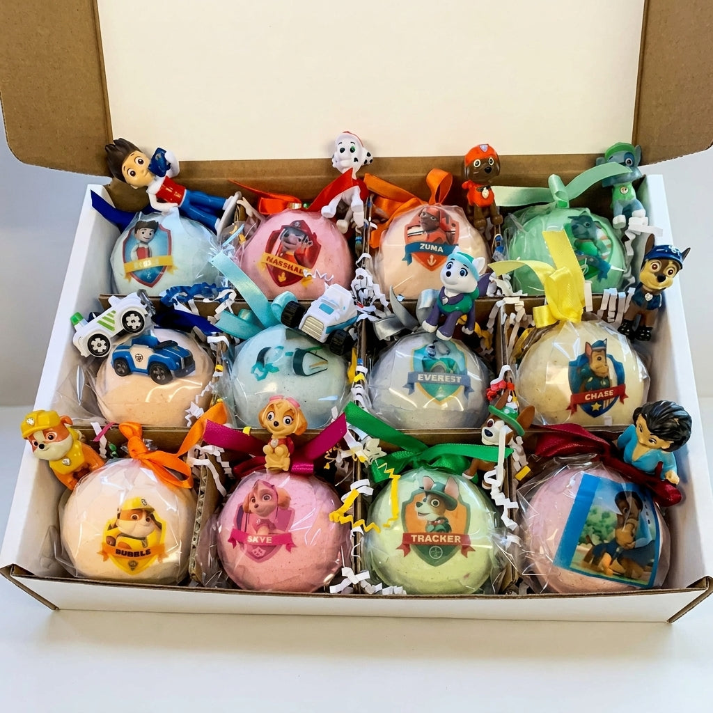 TheLittleBigStore PawFizz Surprise™ XL Bath Bomb Set