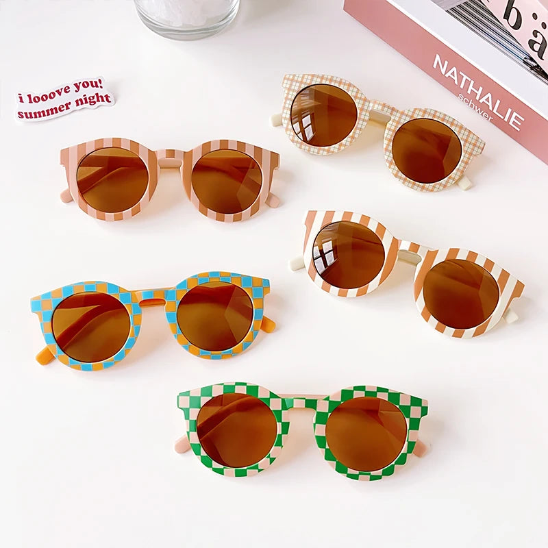 Little Luxe Vintage Round UV400 Sunglasses - The Little Big Store