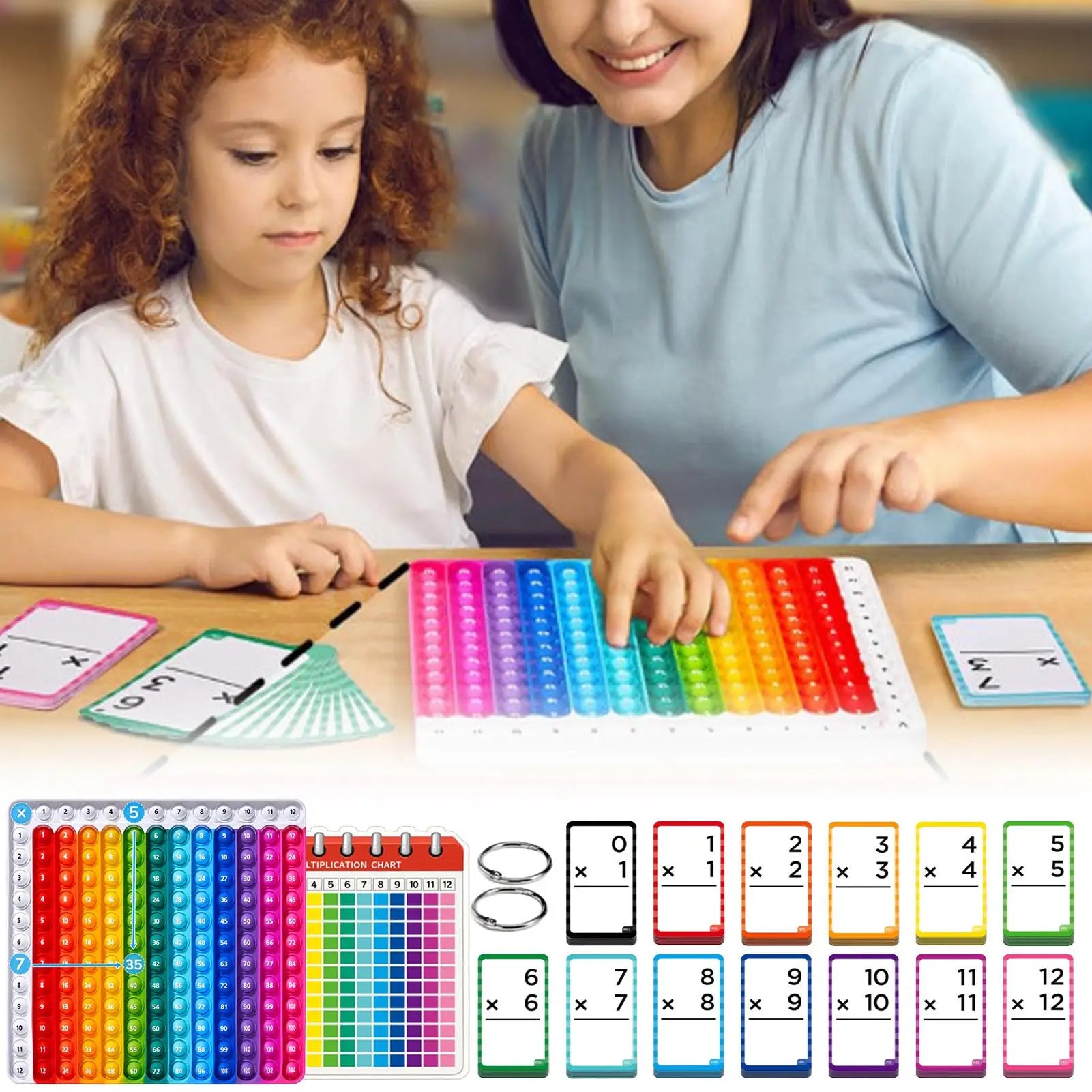 Math Fidget Toy: Fun Learning with Flash Cards & Times Tables 🧮