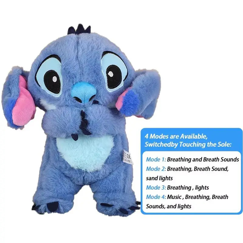 🌟🎵 Kawaii Stitch DreamPal™ – Soft Glow Music Plush Toy for Kids 🧸✨
