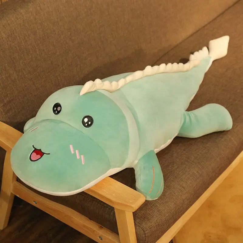 Roar into Cuddly Adventures with Our Giant Big Eyes Dinosaur Plush Toy!