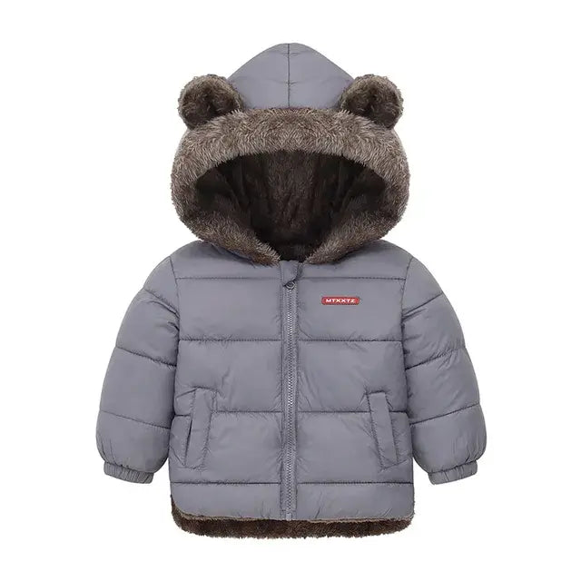 Children's Thick Fleece Coat - The Little Big Store
