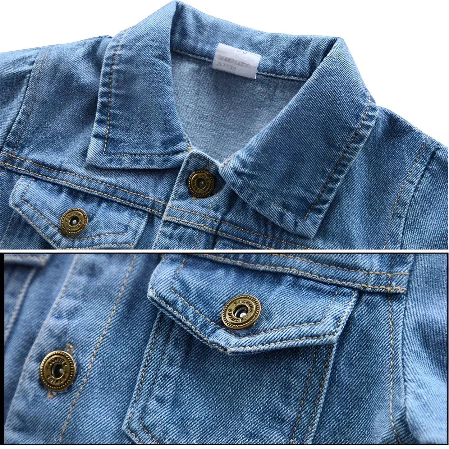 "MM" Jeans Jacket from Kinder Streetwear - The Little Big Store