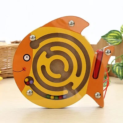 Baby Toy Wooden Roller Coaster - The Little Big Store