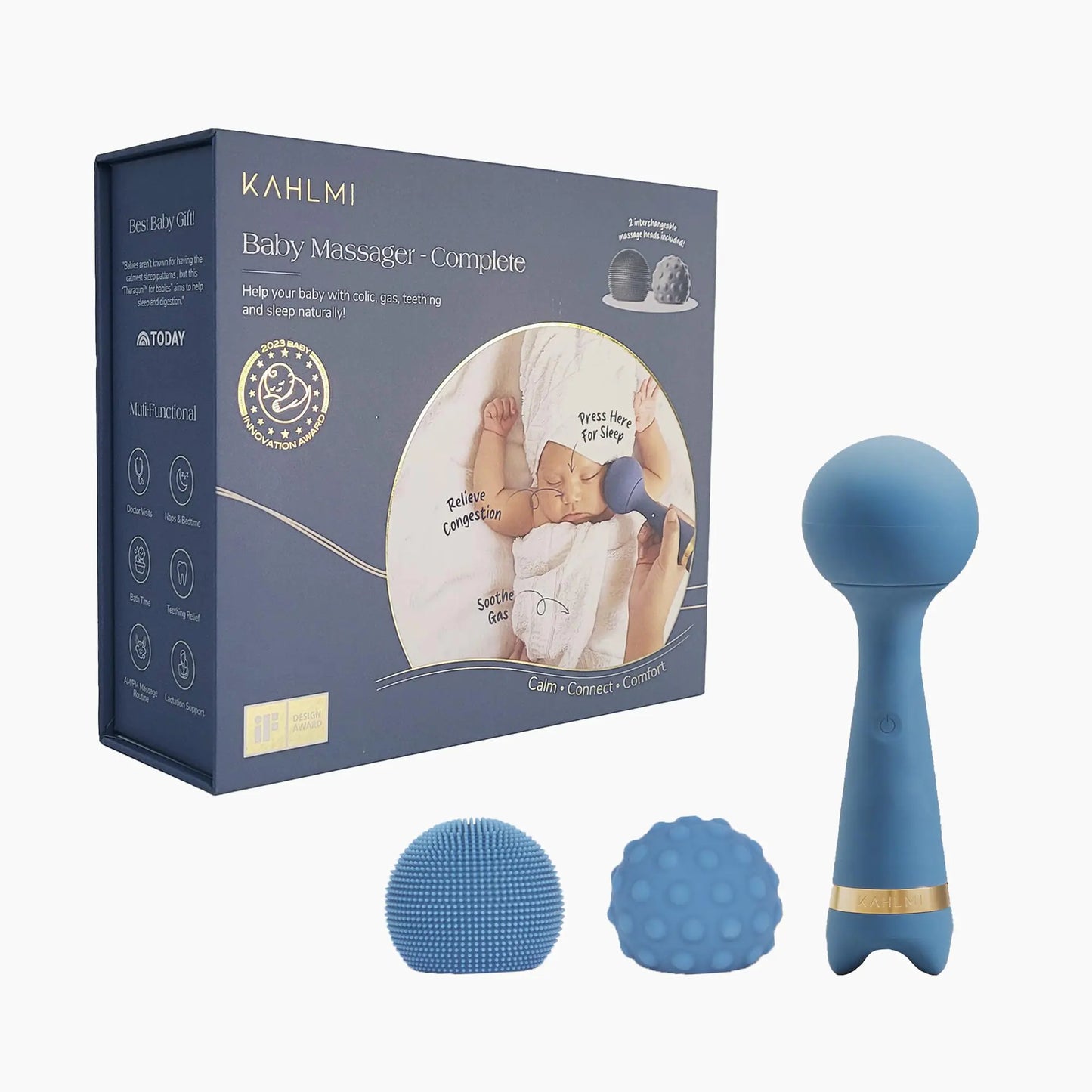 💖 KAHLMI® SootheBuddy™ Baby Massager 👶✨ – Relief for Gas, Colic & Sweet Sleep!